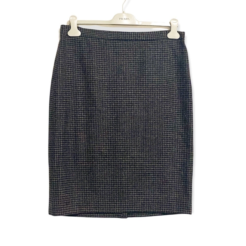 Moschino Cheap and chic houndstooth check wool blend pencil skirt size 12